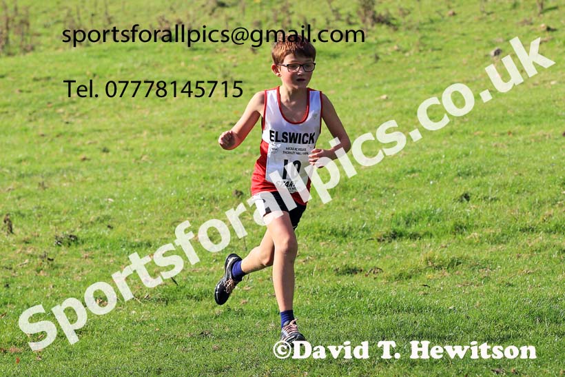 Boys under-13s, 2022 NECAA Cross Country Relays, Thornley Hall Farm, Peterlee, County Durham, October 15th. Photo: David T. Hewitson/Sports for All Pics